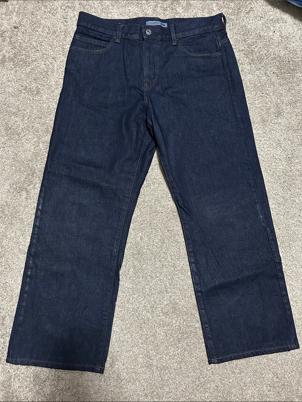 JW Anderson X Uniqlo Baggy Dark Blue Jeans